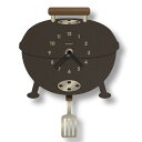 ウォールクロック グリル 木製 ウッド 振り子 時計 壁掛け モダン ムース Modern Moose grill pendulum clock