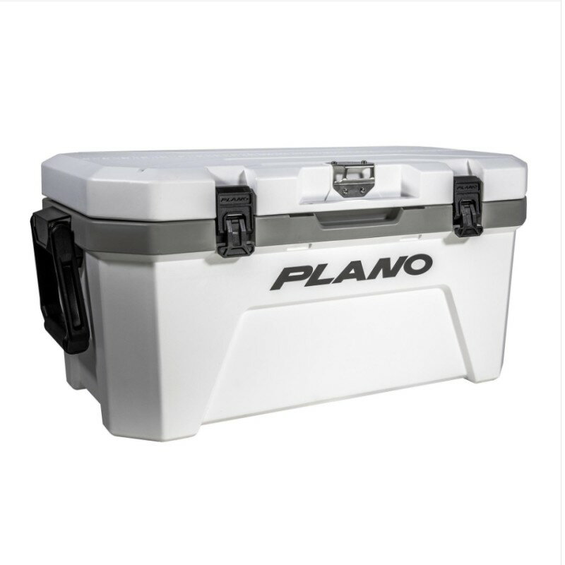 N[[{bNX 30L AEghA Lv oXPbgt vm Plano Frost 32-Quart Hard Cooler Includes Dry Basket White