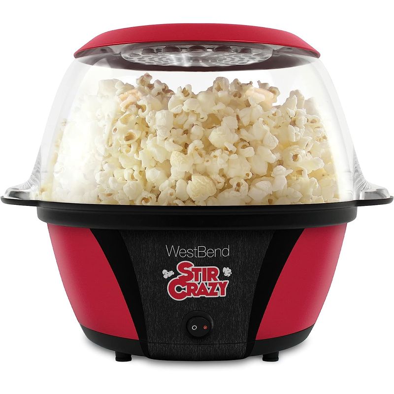 EGXgxh |bvR[[J[ }V 5.7L West Bend West Bend Stir Crazy Stirring Oil Popcorn Machine, 6 Qt. Capacity 82707 Ɠd