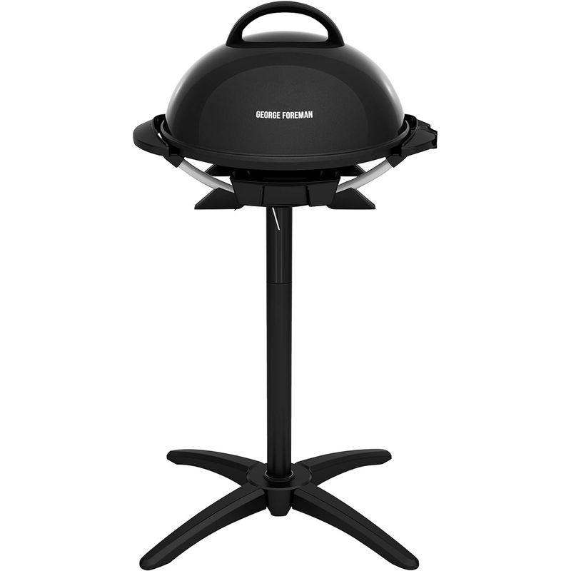 楽天アルファエスパス楽天市場店電気 グリル スタンド付 アウトドア BBQ ジョージフォアマン George Foreman GIO2000BK Indoor/Outdoor Electric Grill 家電