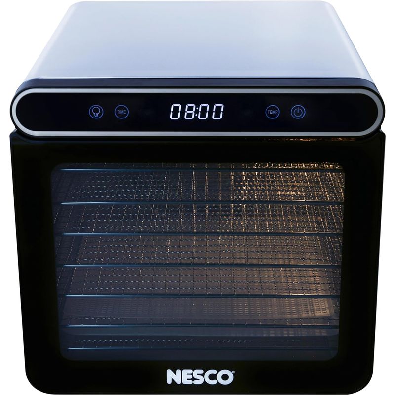 ネスコ 食品乾燥機 デジタル ディハイドレーター 7トレー タイマー機能 NESCO FD-7SSD Digital Food Dehydrator for Beef Jerky, Dried Fruit and Dog Treats, 7 Stainless Steel Trays, Silver 家電