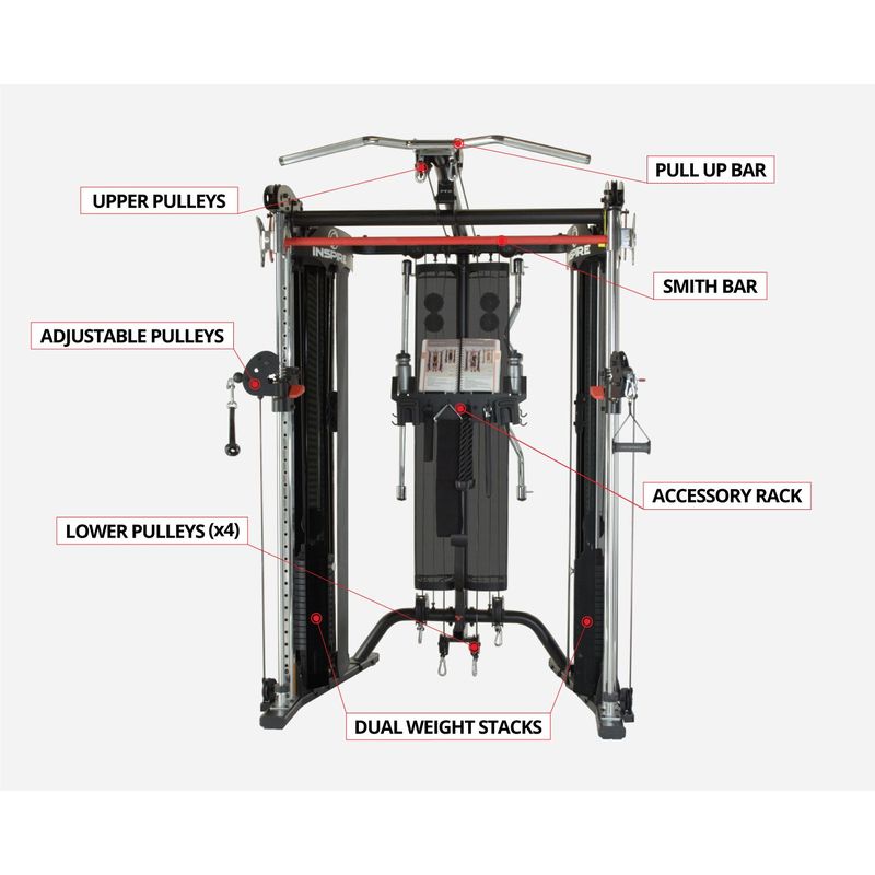 ホームジム フィットネス エクササイズ FUNCTIONAL TRAINERS FT2 FUNCTIONAL TRAINER