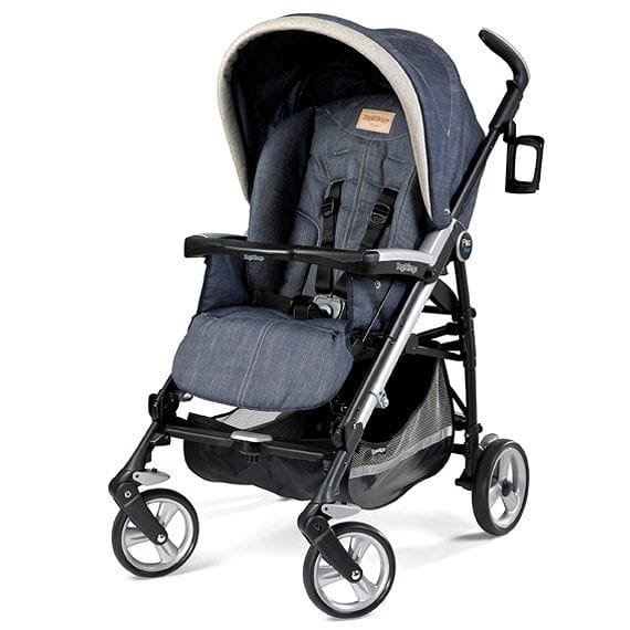 ペグペレーゴ プリコ フォー ベビーカー、デニム Peg Perego Pliko Four Stroller, Denim