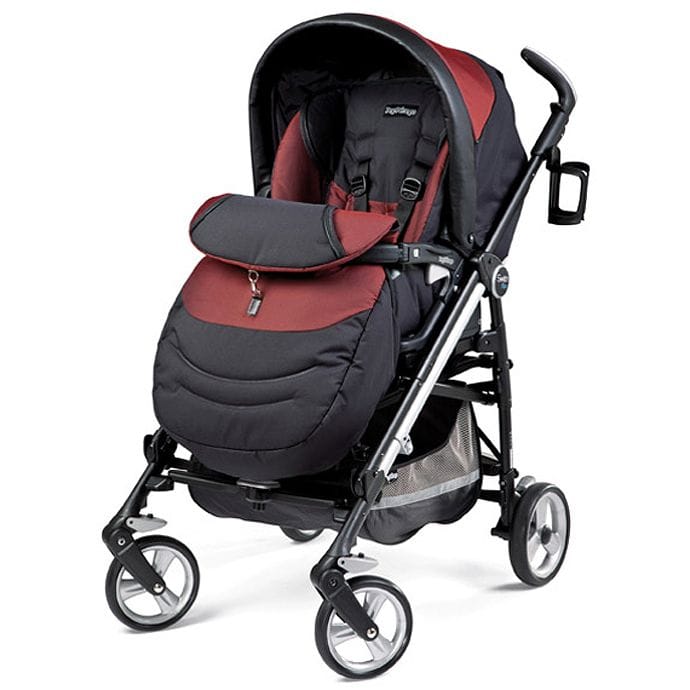 ペグペレーゴ スイッチ フォー ベビーカー、ダークレッド Peg Perego Switch Four Stroller, Boheme