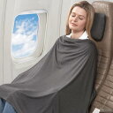 トラベル コンフォート セット グレー Travel Comfort Set Grey 旅行などに快適ブランケット 枕 膝掛け