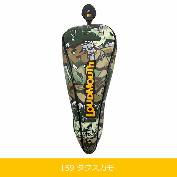人気カラー！ 限定販売 ラウドマウス ゴルフ ヘッドカバー フェアウェイ用 159 タグスカモ メンズ レデ..
