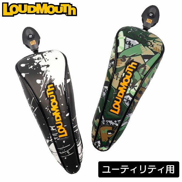 2025年秋冬 ラウドマウス ゴルフ ヘッドカバー ユーティリティ用 メンズ レディース LM-HC0018/UT / Lo..