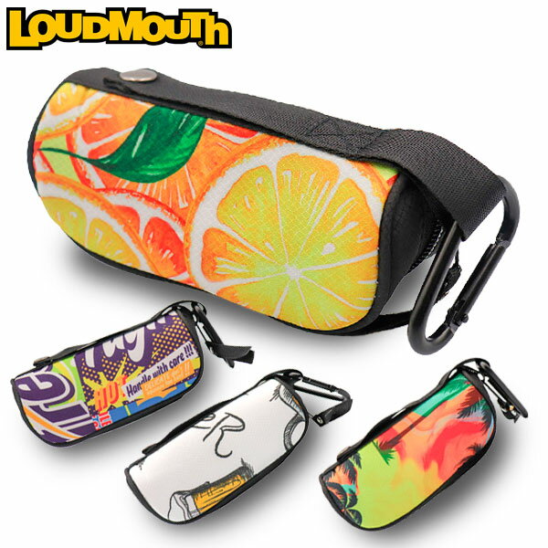 こちらの商品は4月の入荷予定の予約商品となります。 商品は入荷次第の発送となりますが、生産の都合上遅れる場合もございます。 ご了承くださいませ。 2026年春夏モデル ◎特徴 ・高さ13.2cm×幅4.6cm×マチ4.6cm 、ボール3球収納可能 ・カラビナ付属 ・撥水加工が施されたポリエステル素材を使用し、 　雨や湿気から貴重品をしっかり保護します ・ラウドマウスらしい多様なカラーバリエーションで個性演出！ ●日本正規品 ●2026年春夏モデル ●サイズ：高さ13.2cm×幅4.6cm×マチ4.6cm ●ボール3球収納可能 ●カラビナ付きでバッグやパンツに引っ掛けることが可能です。 ●撥水加工ポリエステル ※生地の裁断によってはお届けする商品のデザインが 写真のものとは異なる場合がありますので 予めご了承くださいませ。 個性的なラウドマウスの柄をカテゴリーから探すならこちら！ お気に入りのデザインがきっと見つかる！有限会社サンヴァリィ（アルファゴルフ）はラウドマウスのキャディバッグやヘッドカバーなど アクセサリー類を企画・製造しております。 企画・製造会社だからできる品揃え、バリエーション！ 他店では見ないレアな柄も取り揃えておりますので、是非ご覧ください！