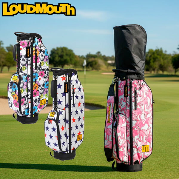 予約販売 / ラウドマウス ゴルフ キャディバッグ カートバッグ メンズ レディース LM-CB0030 / Loudmouth / カラフル