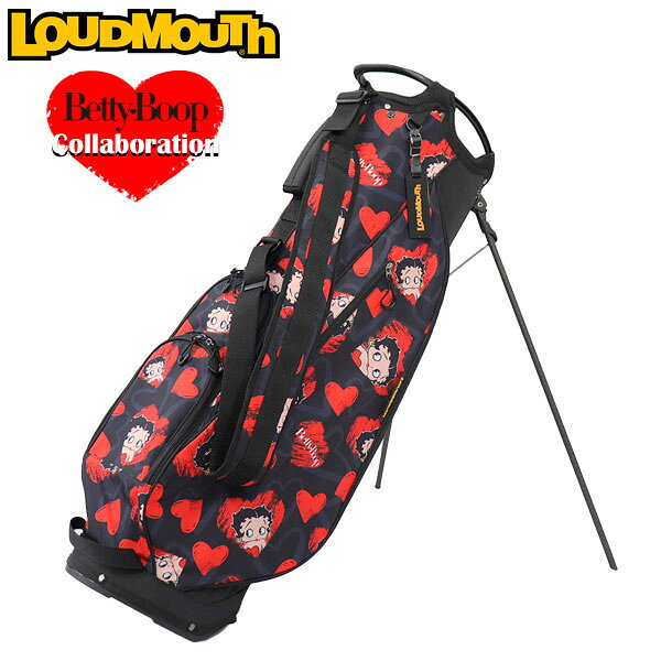 Loudmouth 希少デザイン　ゴルフバッグ スタンド付き　サブバッグ　美品 LOUDMOUTH（ラウドマウスゴルフ） ラウドマウス 6.5インチ スタンド