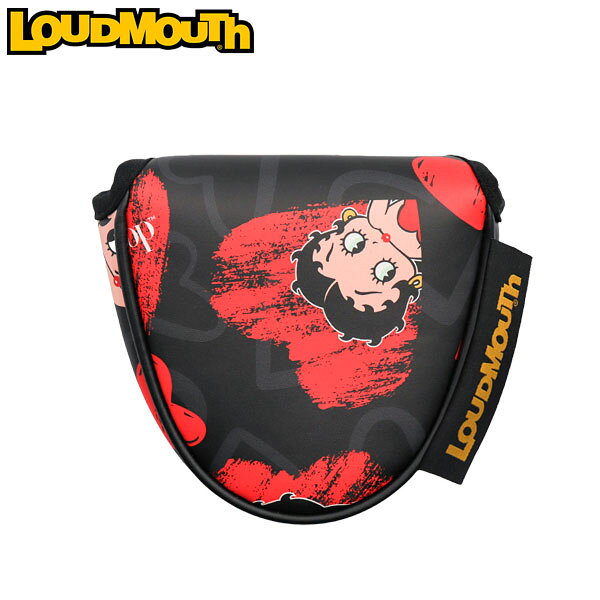 ベティコラボ ラウドマウス ゴルフ ヘッドカバー マレット用 LM-HC0024/MT / Loudmouth x Betty Boop