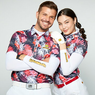 ラウドマウス レディース ゴルフウェア インナーセット 770550 半袖 ポロシャツ カラー:267 フラミンゴミッドナイト (Flamingo Midnight) 2020FW