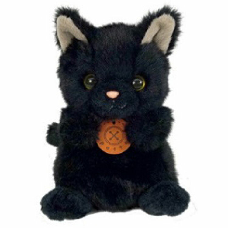 樂天商城 - アニマルモチーフ ぬいぐるみ くろねこ potte 761130