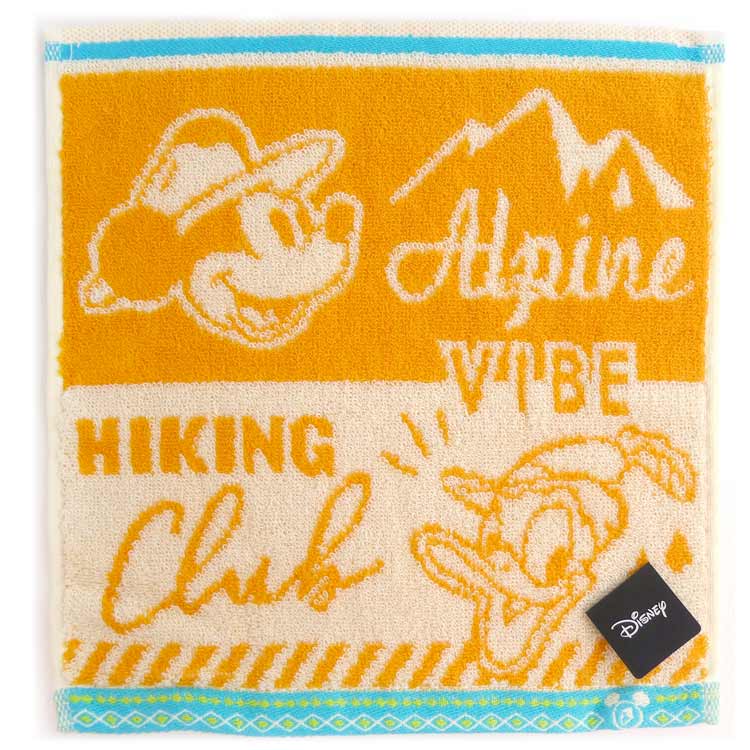 ディズニーミッキー&ドナルド プチタオル(アウトドアレッツゴー) [431269]
