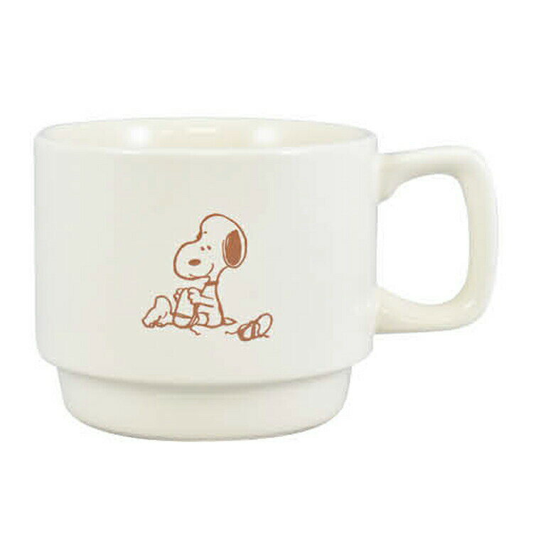 送料無料 スヌーピー スタッキングマグ IVORY マグカップ 食器 かわいい プレゼント 767974