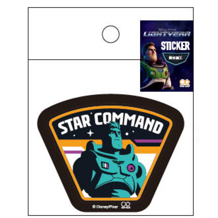 トイストーリー ステッカー DC バズ・ライトイヤー バズ 目じるし シール ワンポイント 耐水加工 688688