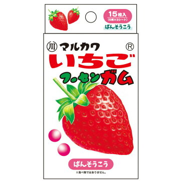 マルカワフーセンガム いちご ばんそうこう お菓子シリーズ 柄入り絆創膏 169573