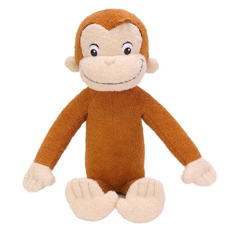Curious George - おさるのジョージ ぬいぐるみM アニメーションジョージ ふかふか 876339 猿 人形 プレゼント