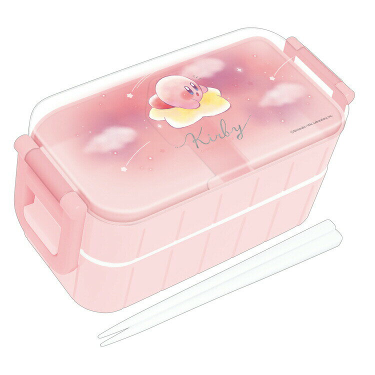 星のカービィ 2段ランチボックス PUPUPU STARLIGHT CUTE MODEL ランチグッズ 弁当箱 遠足 かわいい 020008のサムネイル