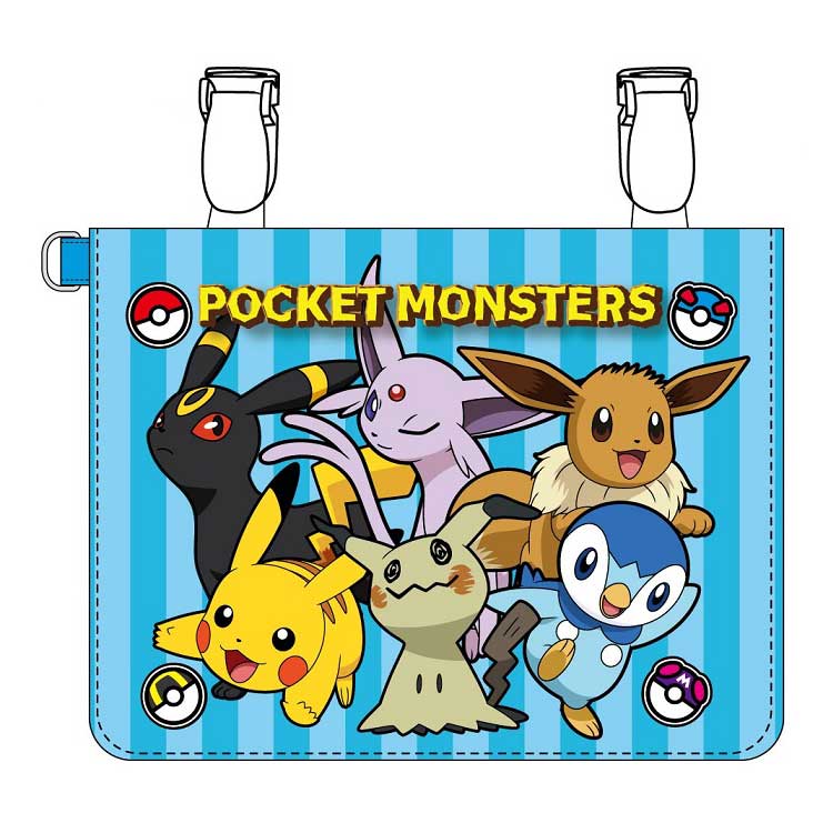 ポケットモンスター ショルダー付きおでかけウォレット ブルー 131514 ポケモン 幼稚園 小学生 財布 ポケットポーチ