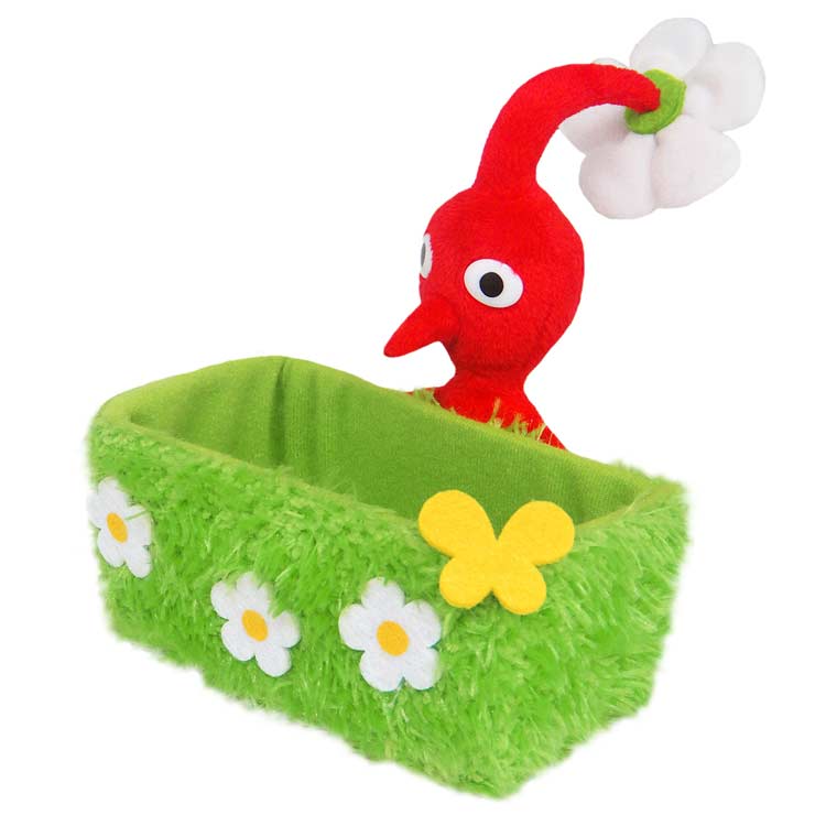 乐天商城 - ピクミン PKZ01 赤ピクミン小物入れ 草 193476 文房具 収納 ぴくみん PIKMIN