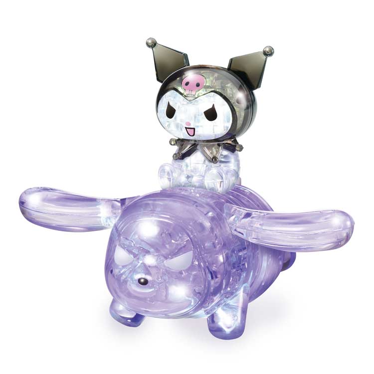 クロミ クリスタルギャラリー 076449 立体ジグソーパズル 3Dパズルピース 透明 バク くろみ KUROMI