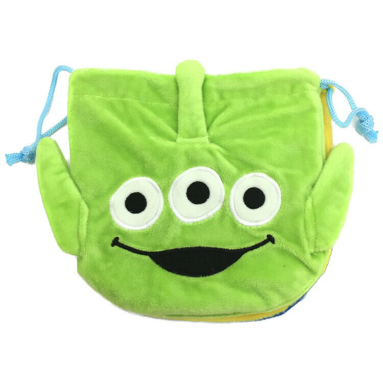 トイストーリー ニコイチ巾着 ディズニー 巾着 きんちゃく たっぷり エイリアン 147304のサムネイル