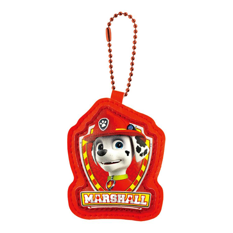 パウ・パトロール ネームホルダーマスコット マーシャル エンブレム いぬ 犬 名札 なふだ 名前ホルダー..