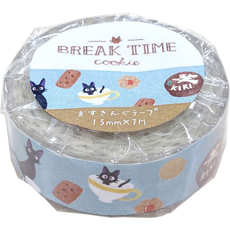 魔女の宅急便 ますきんぐテープ cookie デコ デコレーション マスキングテープ ラッピング シール BREAK TIME 855714