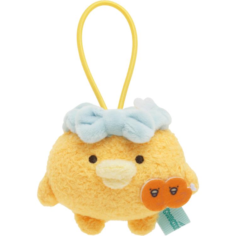 乐天商城 - チキップダンサーズ ゴムひも付ぬいぐるみ ほねチキン ヘアターバン ほねチキンとあそぼ　ぬいぐるみマスコット