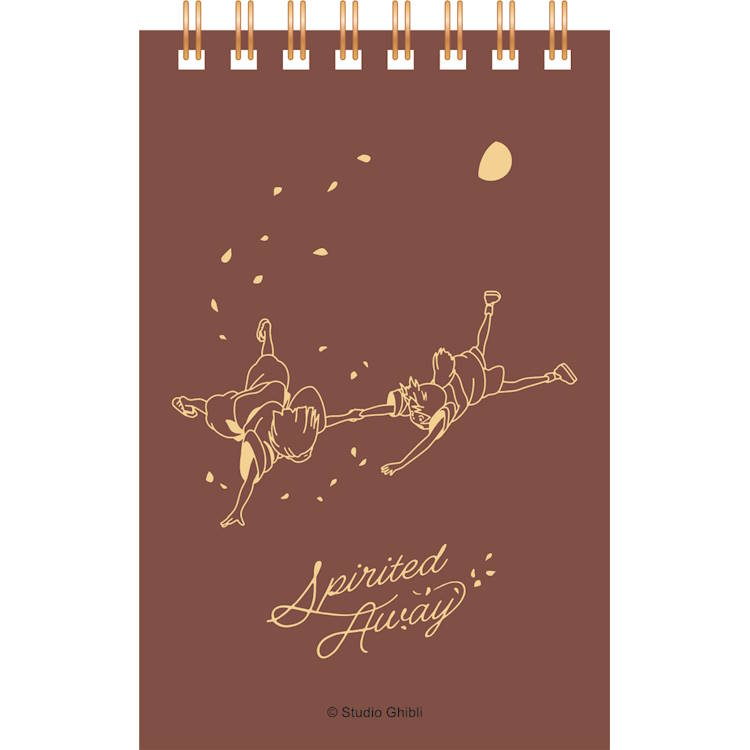 千と千尋の神隠し 箔押しミニリングノート 千尋 ハク 5mm 方眼 めも帳 メモ帳 924250