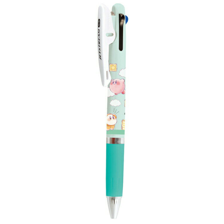 星のカービィ ジェットストリーム3色 PUPUPU STAGE CUTE MODEL Kirby JETSTREAM 黒 赤 青 0.5mm 030434のサムネイル