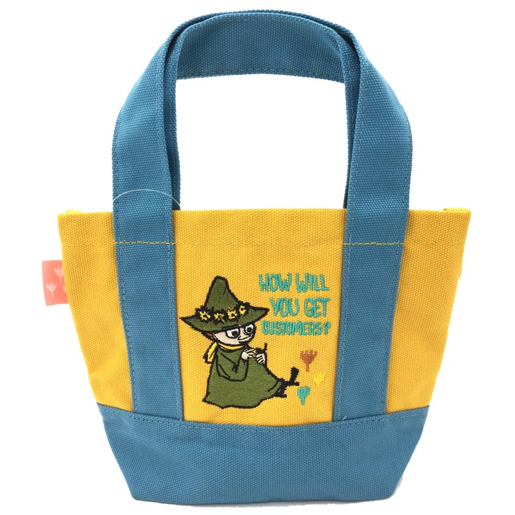 ムーミン P刺繍ミニバッグ スナフキン考え事 020844 MOOMIN Pembroidery