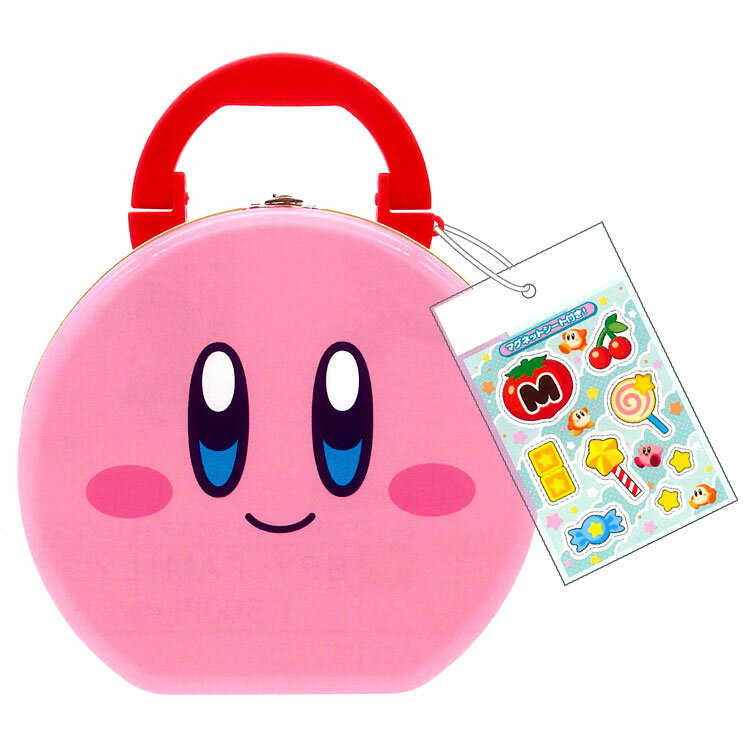 星のカービィ マグデコ缶 マグネットシート付 クリスマスグッズ お菓子付き ハートのサムネイル