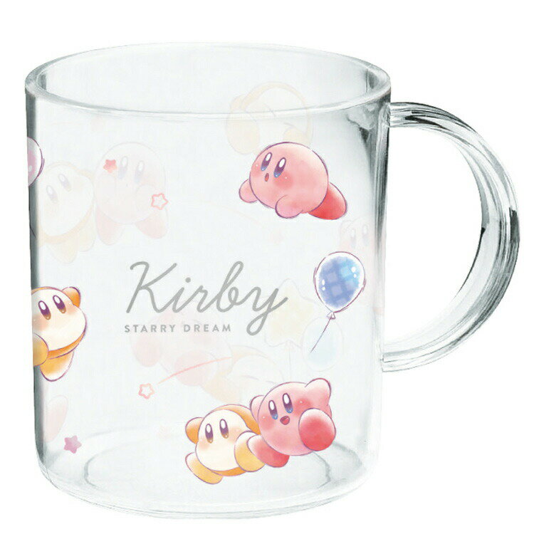 楽天キャラクターハウス　キャロル星のカービィ プラカップ STARRY DREAM CUTE MODEL kirby 抗菌加工プラコップ クリア 250ml 034647