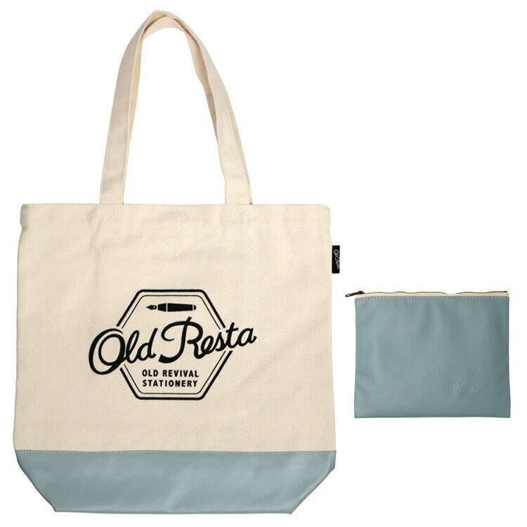 FIRST EDITION ビッグトートバッグ コンビ 取り出しポーチタイプ 464332 Old Resta 文具女子博 レトロ文具雑貨ブランド 企業コラボ 日本出版販売