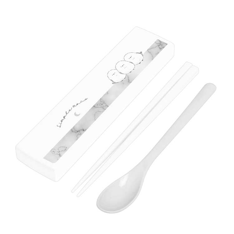 SIMPLE MOCO ツインセット スライド式 シンプルモコ 弁当 ランチ 給食 箸 スプーン ケース 携帯 マイハシ 169814