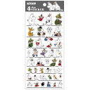 ムーミン 4size STICKER MIX CUTE MODEL MOOMIN 4サイズ 1シート シール デコ 039864
