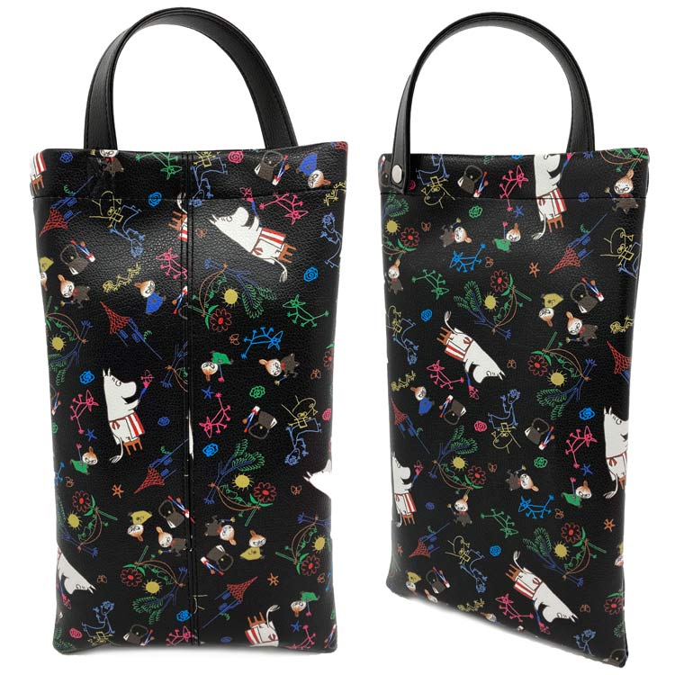 ムーミン 合皮ティッシュボックスケース らくがき 016670 MOOMIN