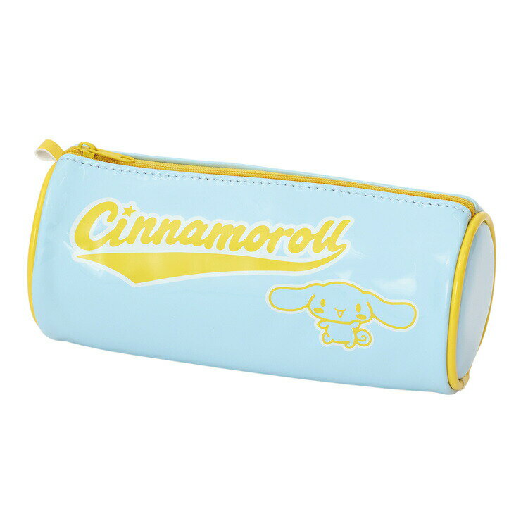 シナモロール エナメル 丸筒ペンケース ブルー 074344 CINNAMOROLL サンリオ