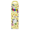 エモット 水性サインペン0.4mm 3色セット イエロー EMOTT