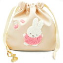 ミッフィー 巾着ポーチ ミッフィー 464047 シェニール miffy ディックブルーナ(4)