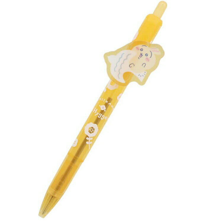 ちいかわ プレート付ボールペン うさぎ ナガノ LINEスタンプ CHIIKAWA hygge ヒュッゲ 油性 ブラック 0.5mm 735948(3.0)