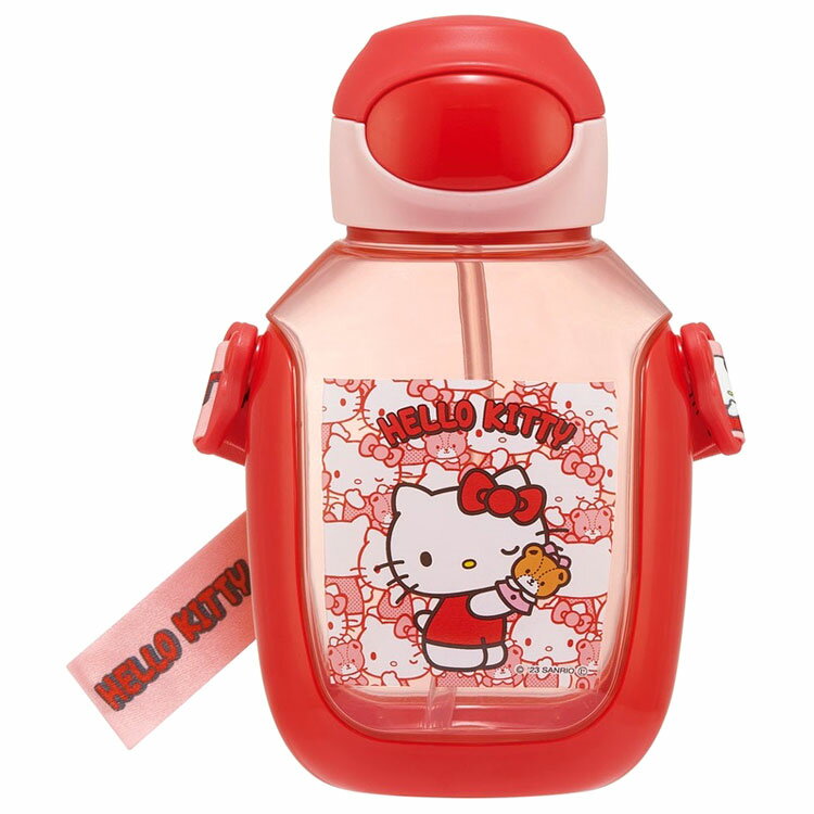 ハローキティ PDSH6DX ワンプッシュストローボトル530ml うしろうしろ SANRIO サンリオ スケーター