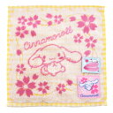 シナモロール 桜タオルハンカチ イエロー 885485 サンリオ CINNAMOROLL