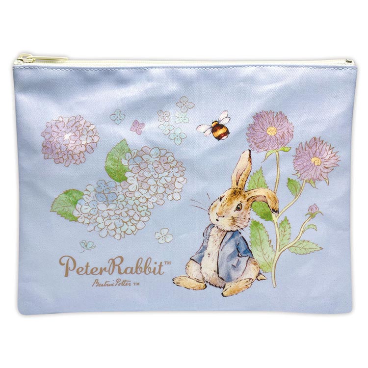 ピーターラビット ポーチ ピーター Simple flower 607479 PETER RABBIT シンプル&フラワー