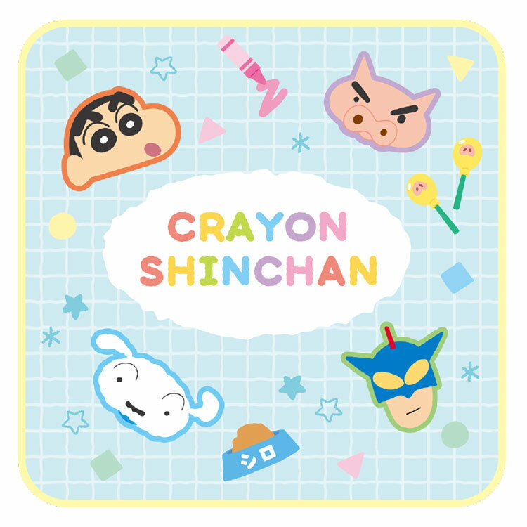 クレヨンしんちゃん やわらかミニタオル ちまっとちらし 221523 クレしん Crayon Shin-chan