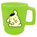 ポムポムプリン プラスチックマグ グリーン 551399 SANRIO サンリオ コップ