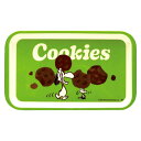 スヌーピー メラミントレイS COOKIES グリーン 770790 PEANUTS ピーナッツ