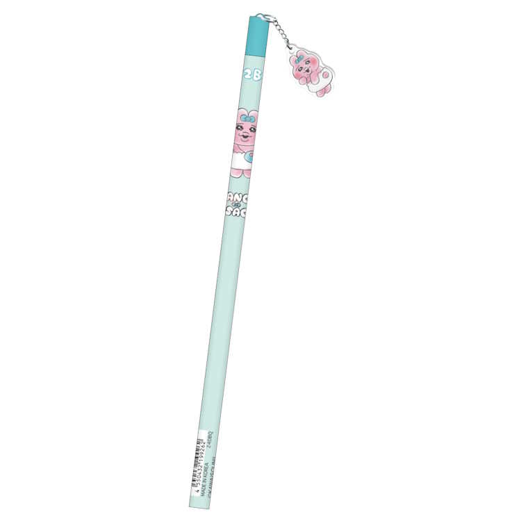 오빠츄우사기 아크릴 매력 연필 2B 민트 엔피츠 필기구 필기 도구 마스코트 포함 199262